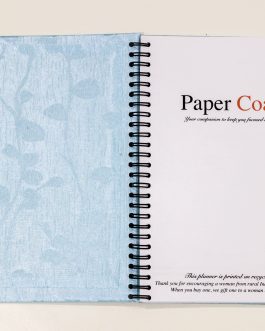 Paper Coach Floral Blue Half Yearly Planner